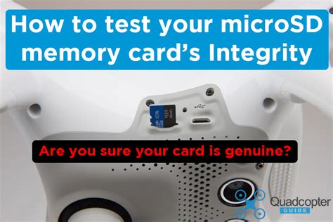 how to check integrity of sd card